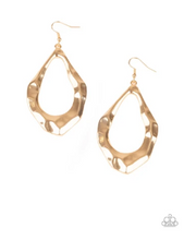 Load image into Gallery viewer, Industrial Imperfection - Gold - Earrings