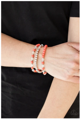 Irresistibly Irresistible - Orange Bracelet