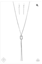 Load image into Gallery viewer, Knockout Knot Black Necklace