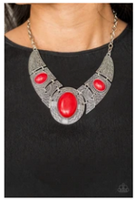 Load image into Gallery viewer, Leave Your LANDMARK - Red Stones - Necklace