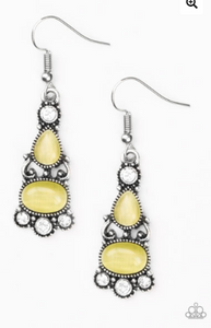 Push Your Luxe Yellow Earrings