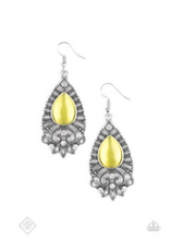 Load image into Gallery viewer, Majestically Malibu - Yellow Moonstone - Earrings - Fashion Fix  April 2019