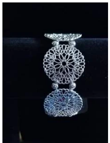 A Good MANDALA is Hard to Find Silver Bracelet