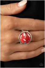 Load image into Gallery viewer, Marble Mosaic - Red - Ring