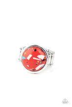 Load image into Gallery viewer, Marble Mosaic - Red - Ring