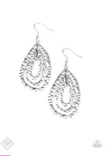 Load image into Gallery viewer, Metallic Meltdown  Earrings - Silver - Fashion Fix Sept 2020
