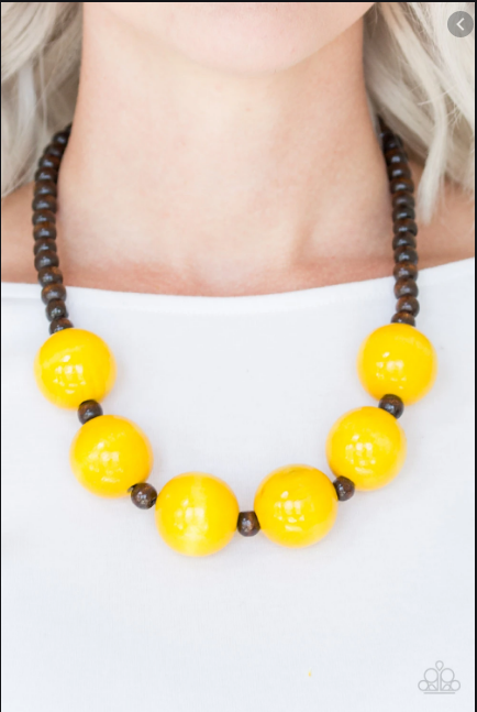 Oh My Miami - Yellow Necklace