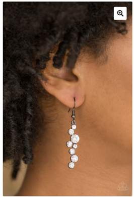 Milky Way Magnificence Black Earrings