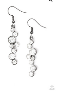 Milky Way Magnificence Black Earrings