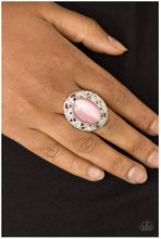 Load image into Gallery viewer, Moonlit Marigold - Pink - Moonstone Ring