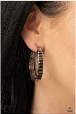 More To Love Silver Hoop Earring