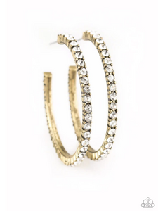 Must Be The Money Brass Earrings