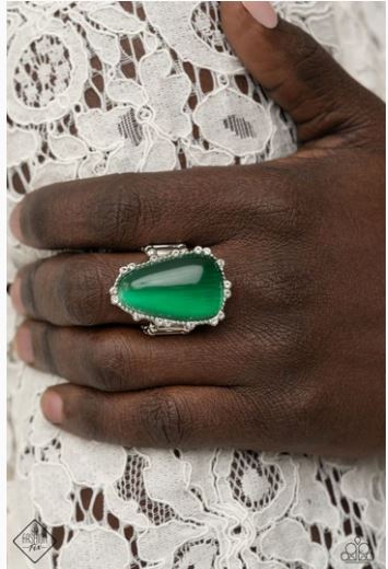 Newport Nouveau Green Ring