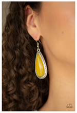 Load image into Gallery viewer, Oasis Sheen - Yellow Earrings