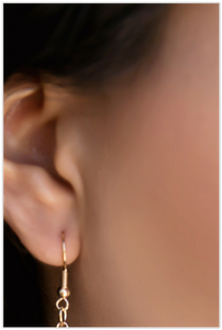 Night At The Oscars - Gold Earrings