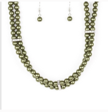 Load image into Gallery viewer, Put On Your Party Dress - Green Necklace