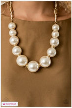 Load image into Gallery viewer, Pearly Prosperity - Gold Necklace