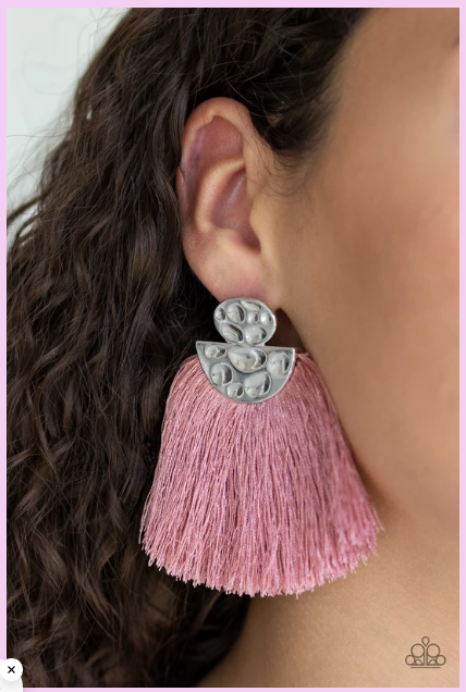 Make some PLUME - Pink - Earrings