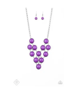Pop-YOU-lar Demand - Purple Bead Necklace