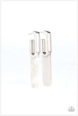 HAUTE Off The Press - Silver Earrings