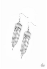 Load image into Gallery viewer, Radically Retro - Silver - Rods and Ball Chains - Earrings