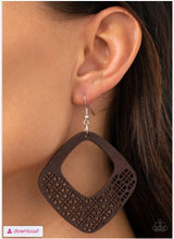 Load image into Gallery viewer, WOOD You Rather - Brown Earrings