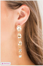Load image into Gallery viewer, Red Carpet Radiance - Gold Earrings