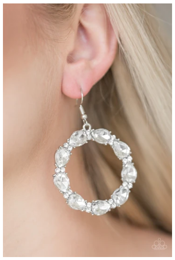 Ring Around The Rhinestones Earrings