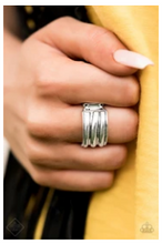 Load image into Gallery viewer, Rough Around The Edges - Silver Ring Fashion Fix Exclusive July 2019