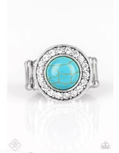 Load image into Gallery viewer, Rugged Radiance - Blue - Turquoise Stone Ring