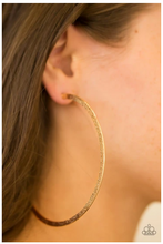 Load image into Gallery viewer, Size Them Up - Gold Hoop Earrings