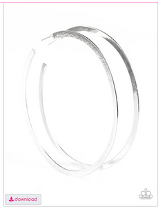 Size Them Up - Silver Earrings