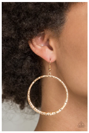 So Sleek - Gold Earrings
