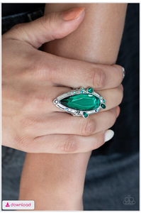 Sparkle Smitten - Green Ring