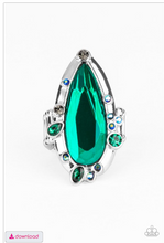 Load image into Gallery viewer, Sparkle Smitten - Green Ring