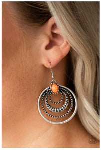 Southern Sol Orange Earrings