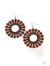 Load image into Gallery viewer, Solar Flare - Orange Earrings