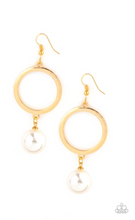 Load image into Gallery viewer, SoHo Solo Gold Pearl Earrings