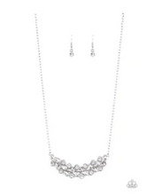 Load image into Gallery viewer, Special Treatment - White Rhinestones Pendant - Silver Necklace