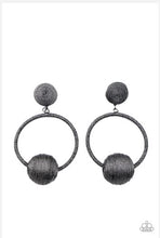 Load image into Gallery viewer, Social Sphere-Black Earrings
