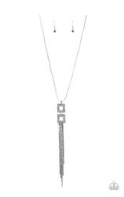 Times Square Stunner - Silver Necklace
