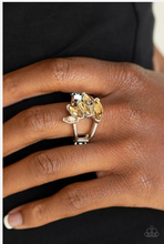 Load image into Gallery viewer, Rhinestone Stunner Brown Ring