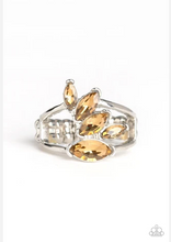 Load image into Gallery viewer, Rhinestone Stunner Brown Ring