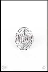 Center Target - Silver Ring