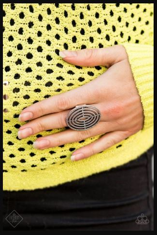 Center Target - Silver Ring