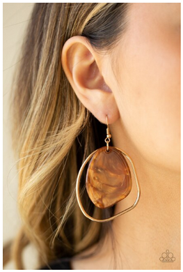 HAUTE Toddy Brown Earrings