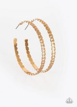 Load image into Gallery viewer, Totally Off The Hoop - Gold Earrings