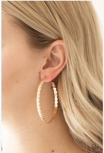 Totally Off The Hoop - Gold Earrings