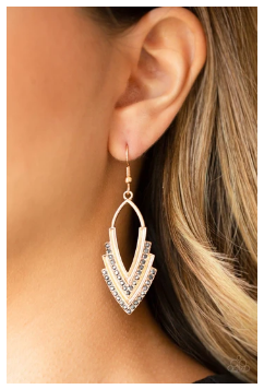 Tour de Force - Gold - Earrings