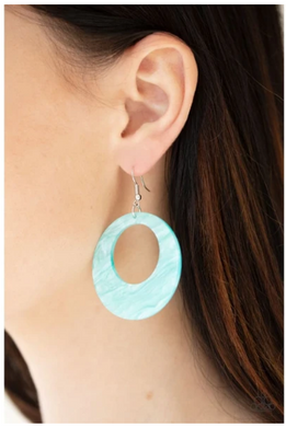Tropical Trailblazer - Blue Earrings
